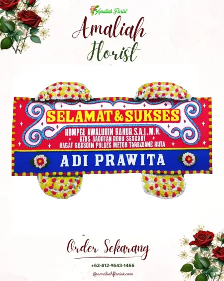 Papan Bunga Ucapan Selamat Soronalan